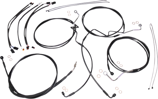 Kit de instalación de manillar XR - Kit de instalación de manillar XR - Colgadores Ape de 12"-14" - FLHRXS '17-'20 - Negro