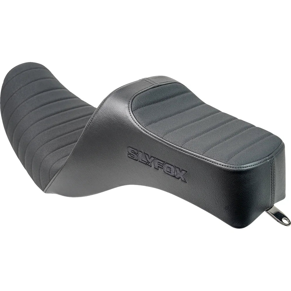 Asiento SLYFOX High Noon Vinyl Classic Stitch Black Logo Dyna '06-'17