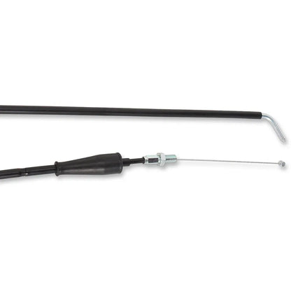 Cable del acelerador de vinilo negro.