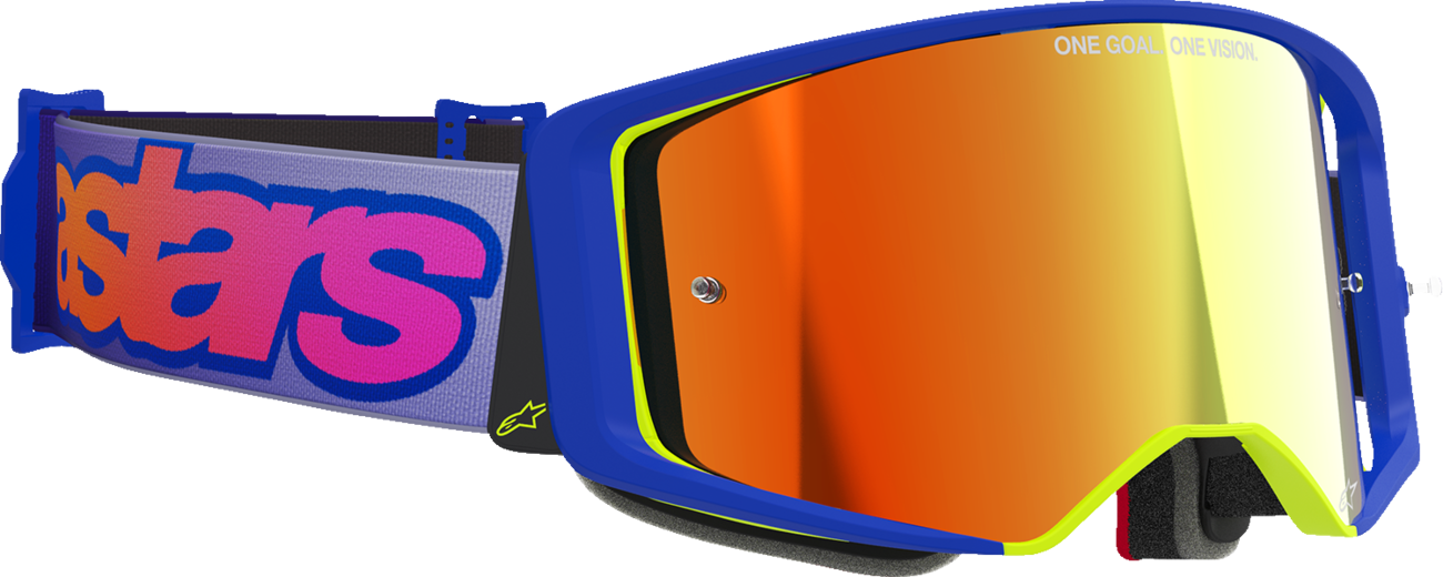 Lentes Supertech Vista - Lentes Supertech - Vista - Azul/Amarillo/Púrpura - Lente de espejo rojo