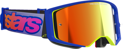 Lentes Supertech Vista - Lentes Supertech - Vista - Azul/Amarillo/Púrpura - Lente de espejo rojo