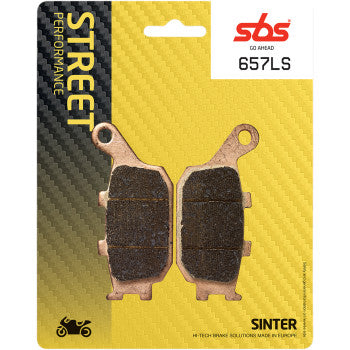 Balatas traseras sinteticas SBS 657LS