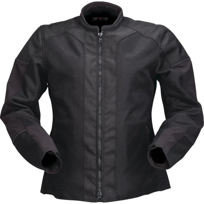 Chamarra zephyr negra para mujer
