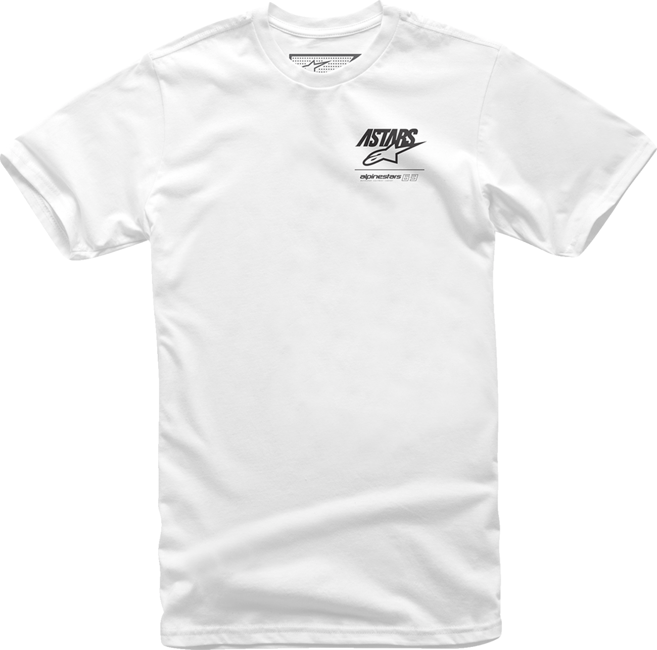 Camiseta con mezcla de espalda