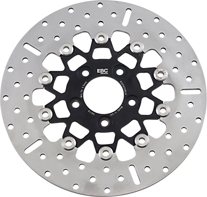 Rotor de freno trasero de acero inoxidable personalizado - Rotor de freno - Negro
