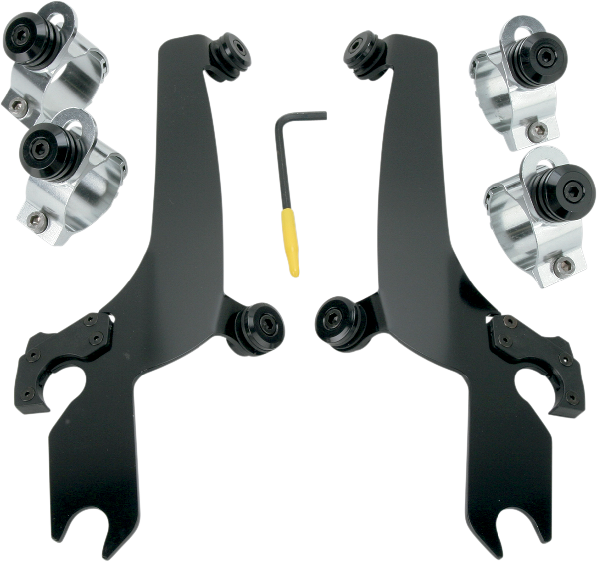 Kit de montaje completo Sportshield Trigger-Lock - Kit de montaje Sportshield Trigger-Lock - Negro - Ancho
