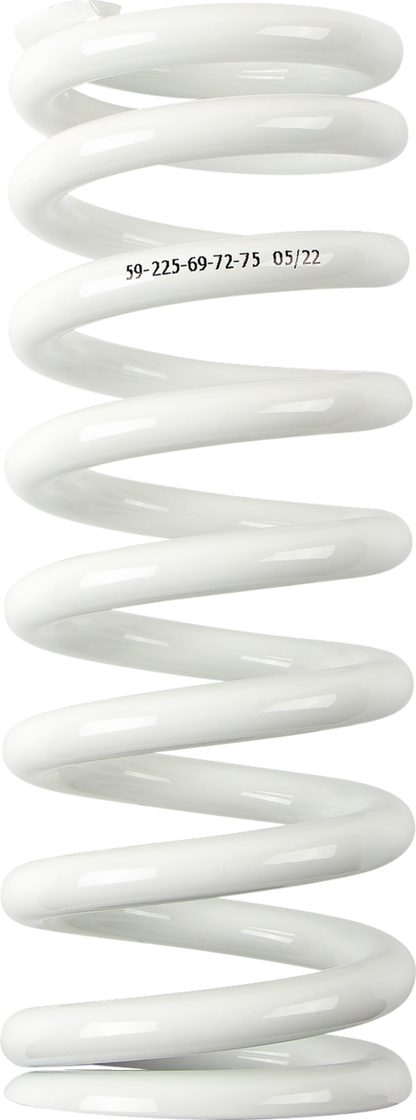 Resorte de choque - Resorte de choque - 59 mm OD - 69/72/75 n/mm - Blanco