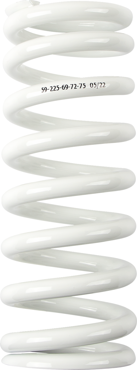 Resorte de choque - Resorte de choque - 59 mm OD - 69/72/75 n/mm - Blanco