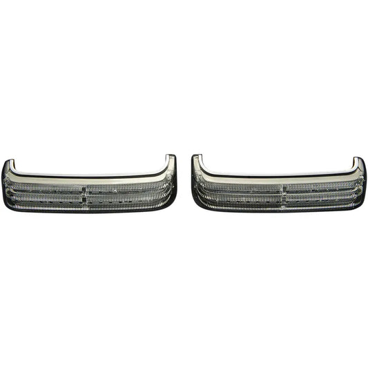 Saddlebag LED Lights - Sequential - Chrome/Smoke