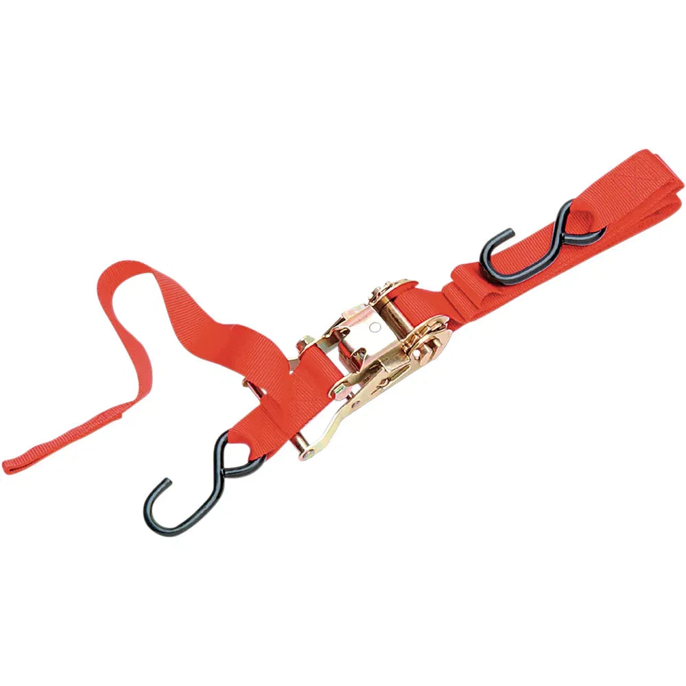 1" Ratchet Tied Down - Assist - Red
