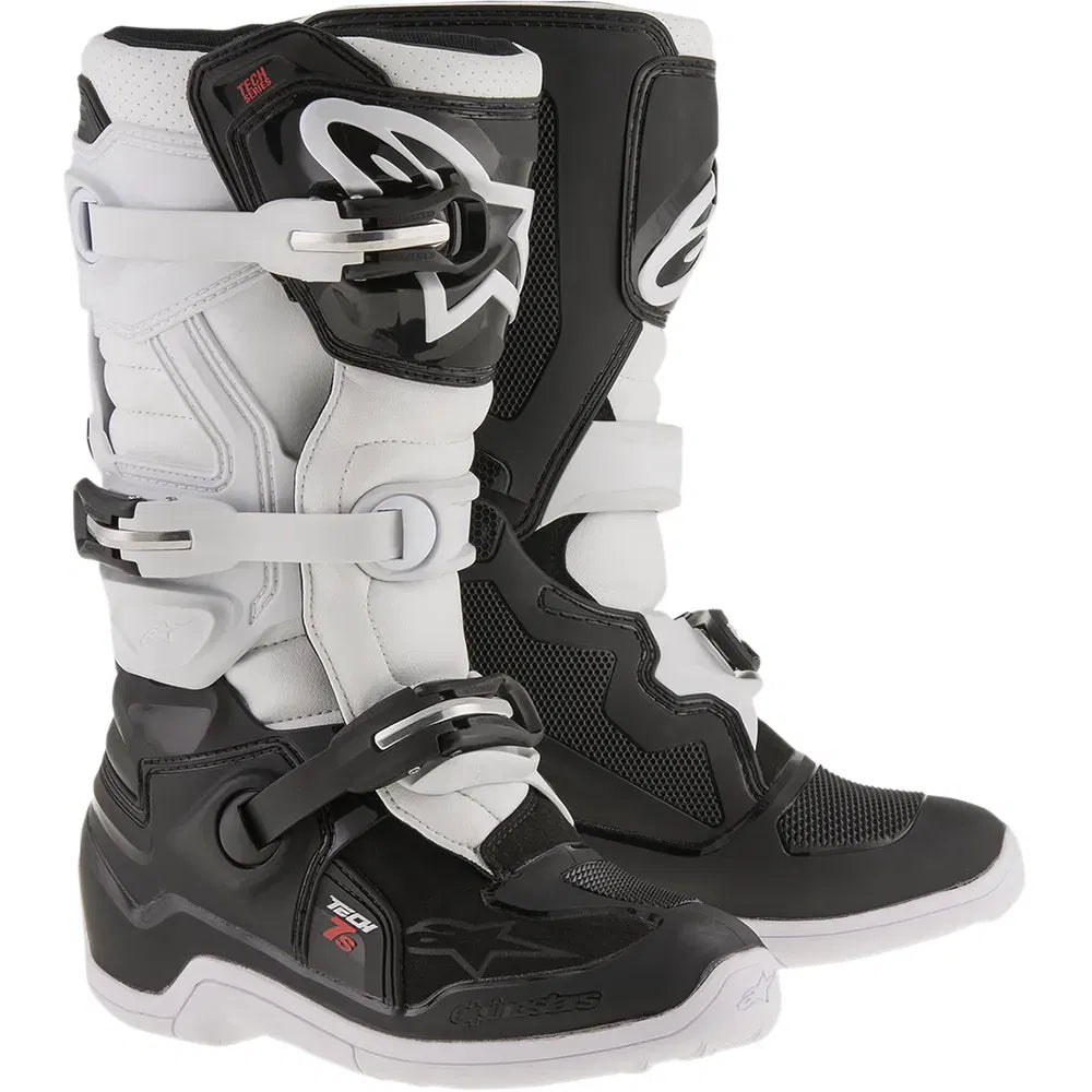 Botas Alpinestars Youth Tech 7S - Blanco/Negro