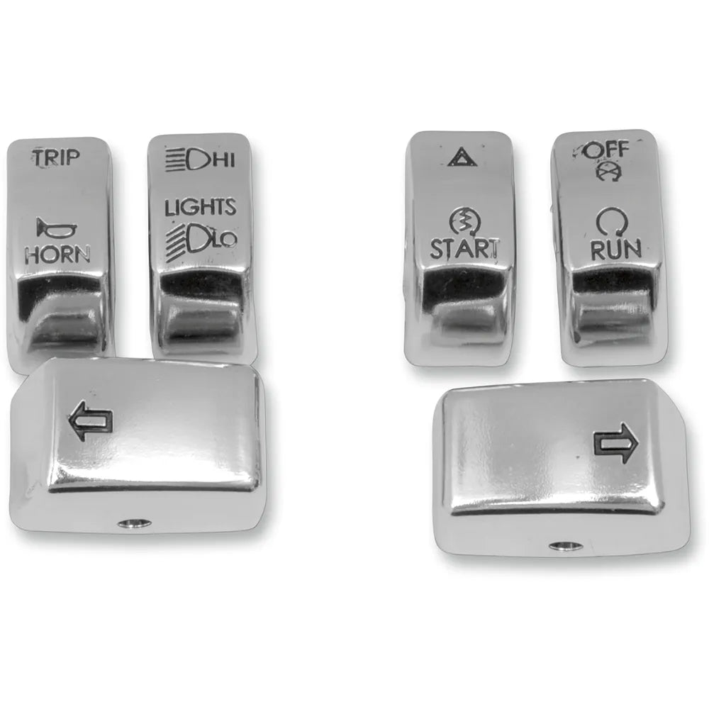 Botones de Controles de Manillar - Cromo