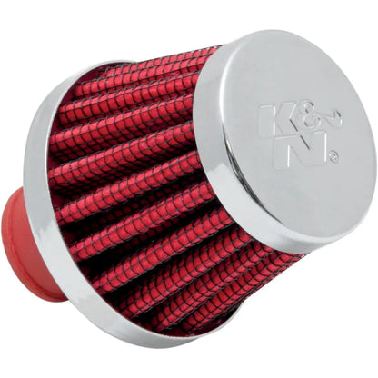 Filtro de ventilación del cárter con base de goma - Filtro de ventilación del cárter con base de goma - Rojo - DI de 3/8"