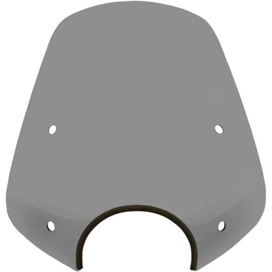 Pop Top Windshield - 7" Headlight Cut Out - Black Smoke