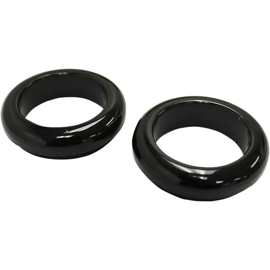 Fork Dust Covers - 39 mm - Gloss Black Powder Coat