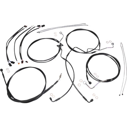 Kit de instalación de manillar XR - Kit de instalación de manillar XR - Colgadores Ape de 12"-14" - FLHRXS '17-'20 - Negro