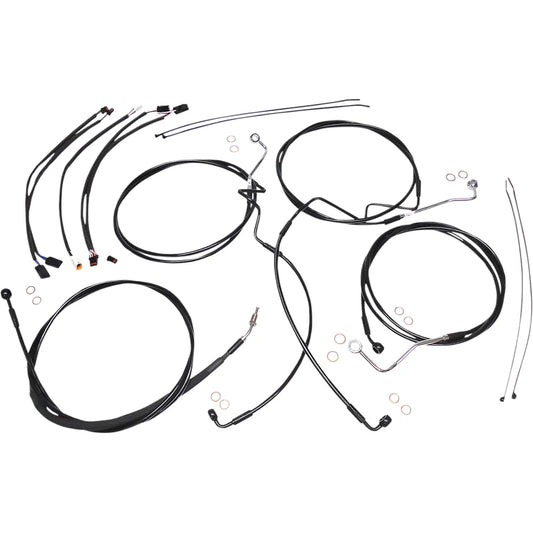 Kit de instalación de manillar XR - Kit de instalación de manillar XR - Colgadores Ape de 12"-14" - FLHRXS '17-'20 - Negro