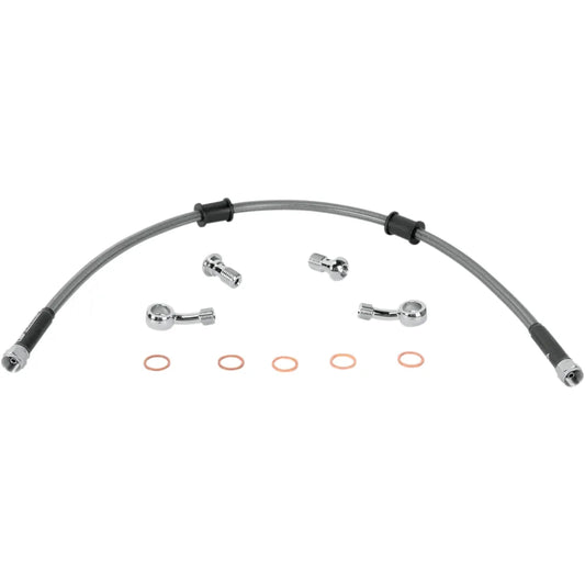 Brake Line - Rear - Stainless Steel - KLR 650