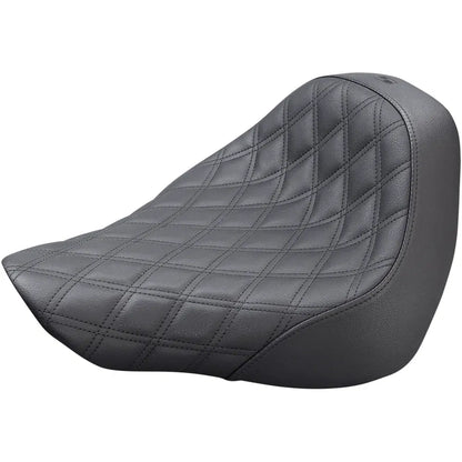 Asiento Solo Saddlemen Renegade™ Lattice Stitch  FL/FX '18-'26 Black 0802-1019