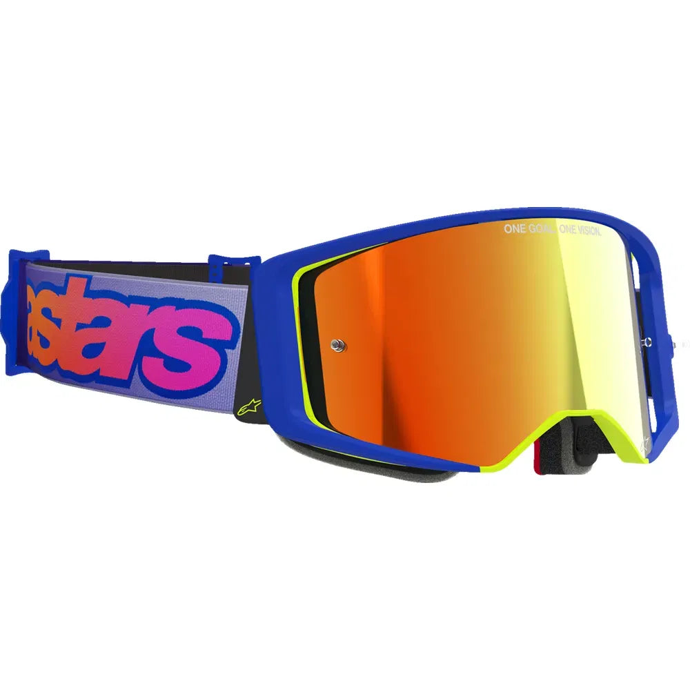 Lentes Supertech Vista - Lentes Supertech - Vista - Azul/Amarillo/Púrpura - Lente de espejo rojo