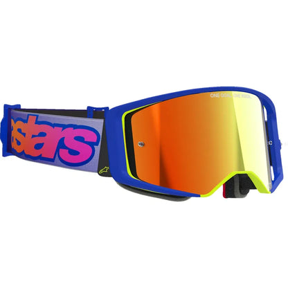 Lentes Supertech Vista - Lentes Supertech - Vista - Azul/Amarillo/Púrpura - Lente de espejo rojo