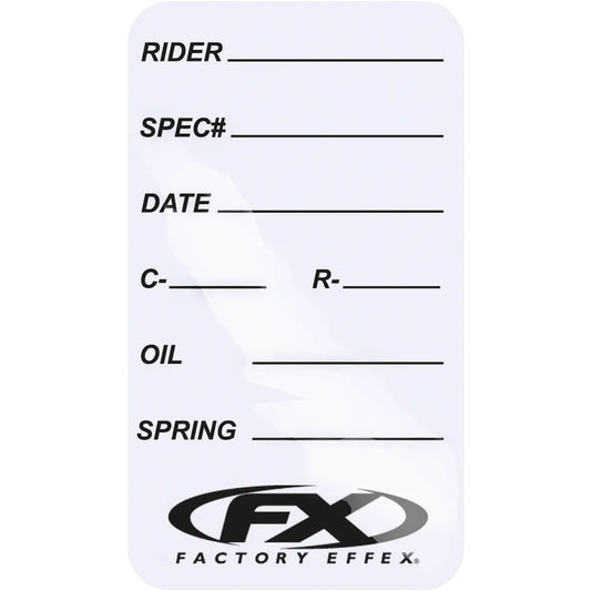 Suspension Spec Stickers