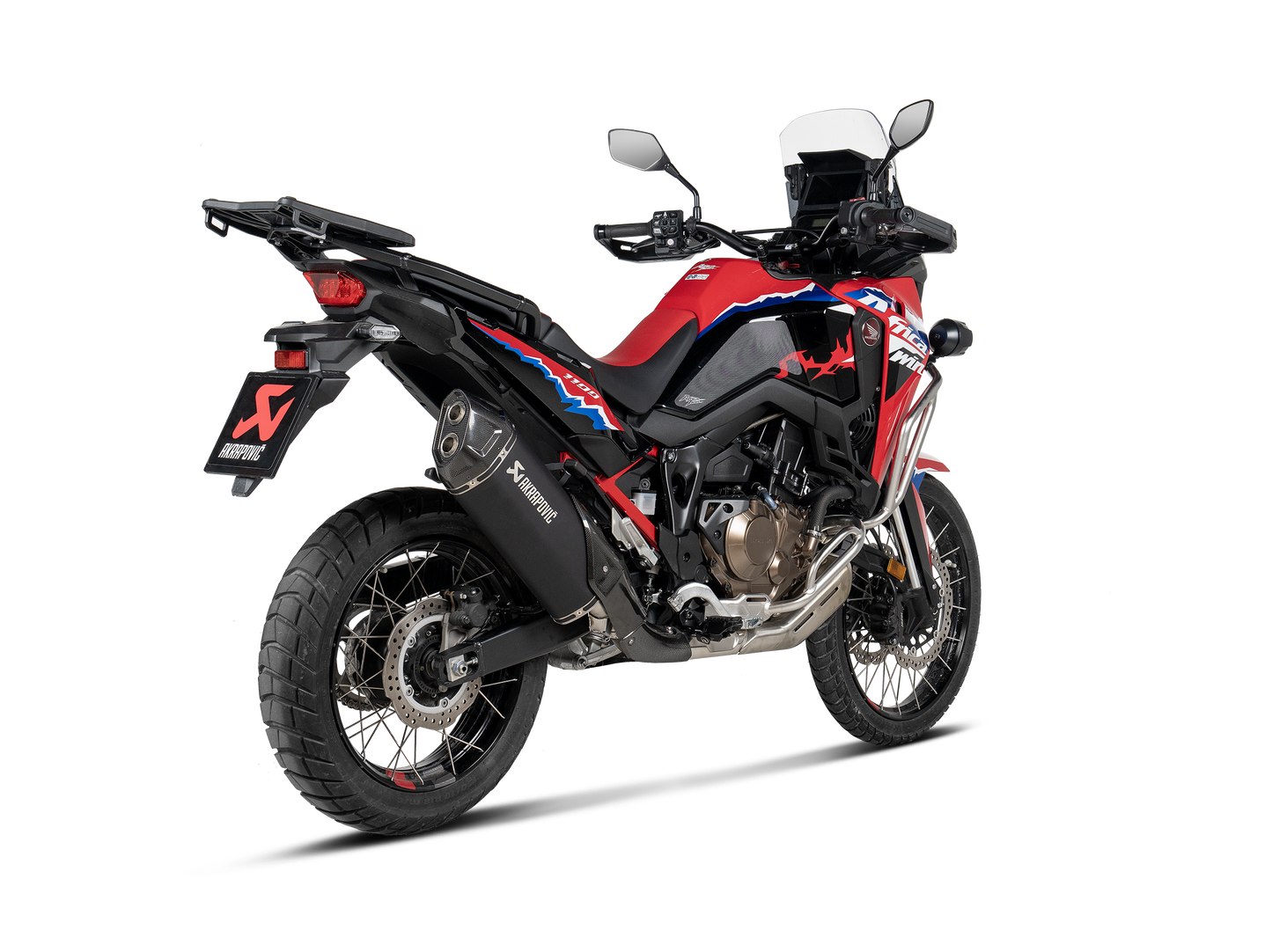 Escape Akrapovic - Slip-On Line Muffler - Titanium - CRF1100L - Black