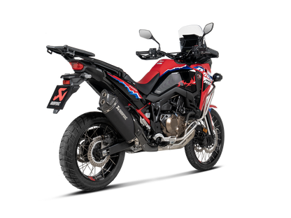 Escape Akrapovic - Slip-On Line Muffler - Titanium - CRF1100L - Black