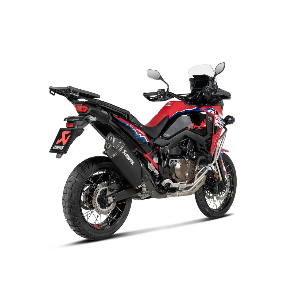 Escape Akrapovic - Slip-On Line Muffler - Titanium - CRF1100L - Black