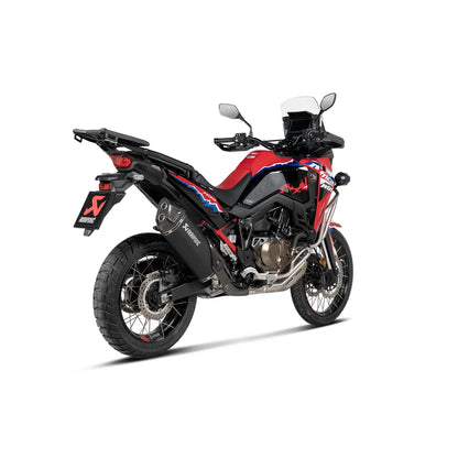 Escape Akrapovic - Slip-On Line Muffler - Titanium - CRF1100L - Black