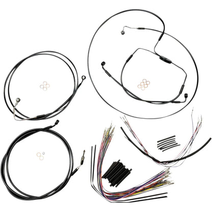 Kit de instalación de manillar XR - Kit de instalación de manillar XR - Colgadores Ape de 12"-14" - SE '08-'12 - Negro