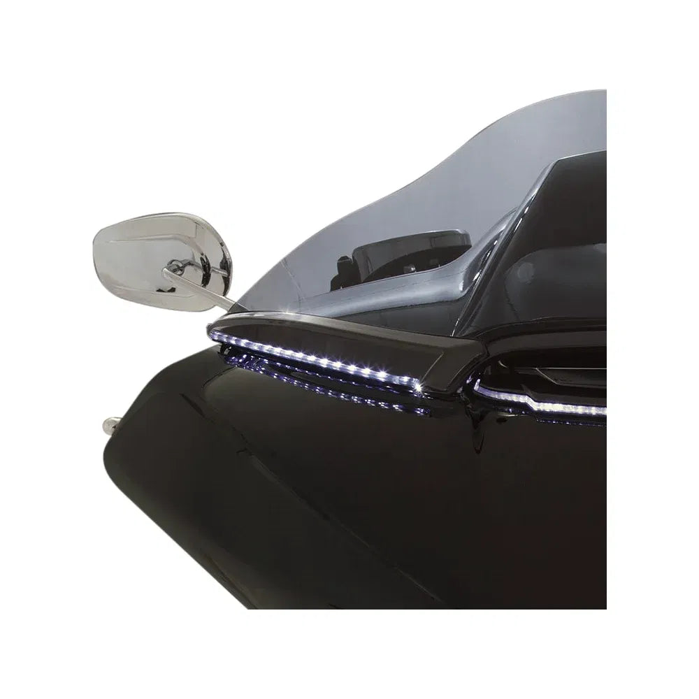 Embellecedor de parabrisas con iluminación led horizon
