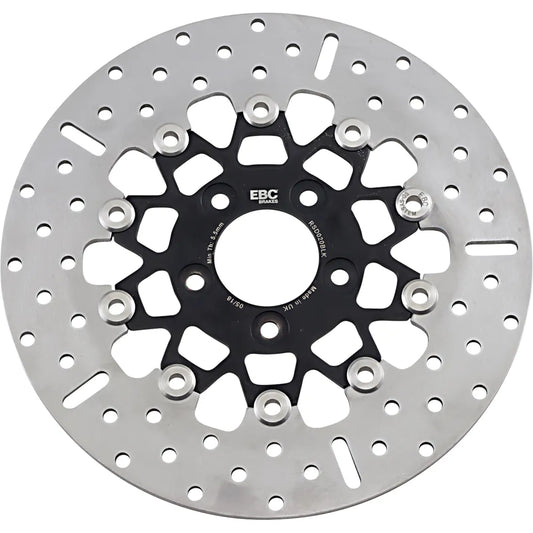 Rotor de freno trasero de acero inoxidable personalizado - Rotor de freno - Negro
