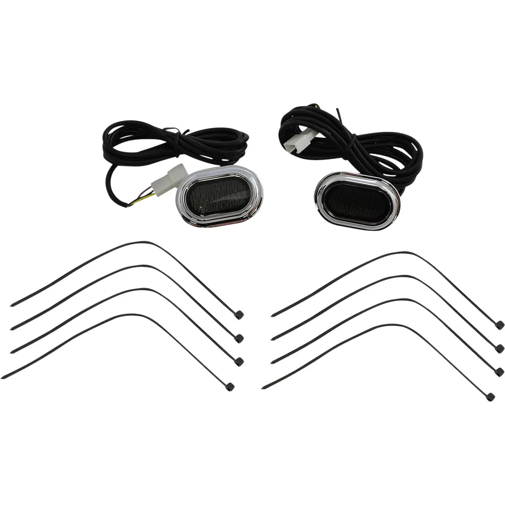 Antenna Grommet Light - Smoke Lens - Chrome