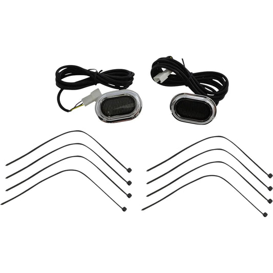 Antenna Grommet Light - Smoke Lens - Chrome