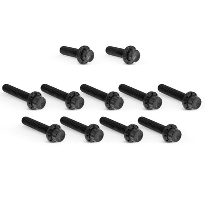 Kit de pernos de 12 puntos de titanio para cubierta de leva/cubierta de punto