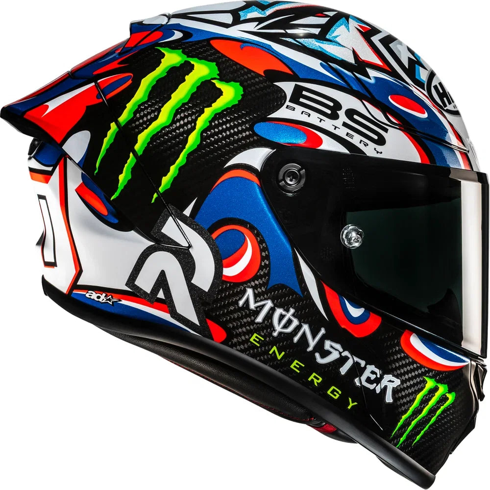 Casco rpha 1n v2 carbon quartararo le mans iii mc21