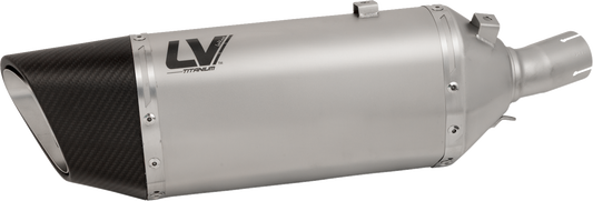 Silenciador Slip-On LV-14 R - Silenciador Slip-On LV-14 R - Titanio - Kawasaki Ninja 400/500