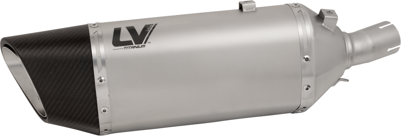 Silenciador Slip-On LV-14 R - Silenciador Slip-On LV-14 R - Titanio - Kawasaki Ninja 400/500