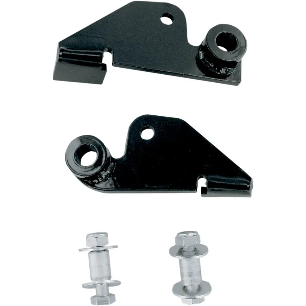 Rear Shock Drop Bracket Lowering Kit - Black - Lowers 1.50" - '98-'03 VT750|'01-'03/'05-'07 VT750DC