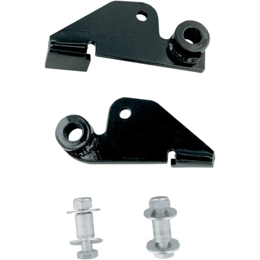 Rear Shock Drop Bracket Lowering Kit - Black - Lowers 1.50" - '98-'03 VT750|'01-'03/'05-'07 VT750DC