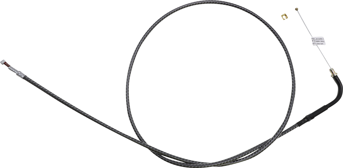 Cable trenzado de ralentí/acelerador KARBONFIBR - Cable de ralentí trenzado KARBONFIBR - 47-1/2"
