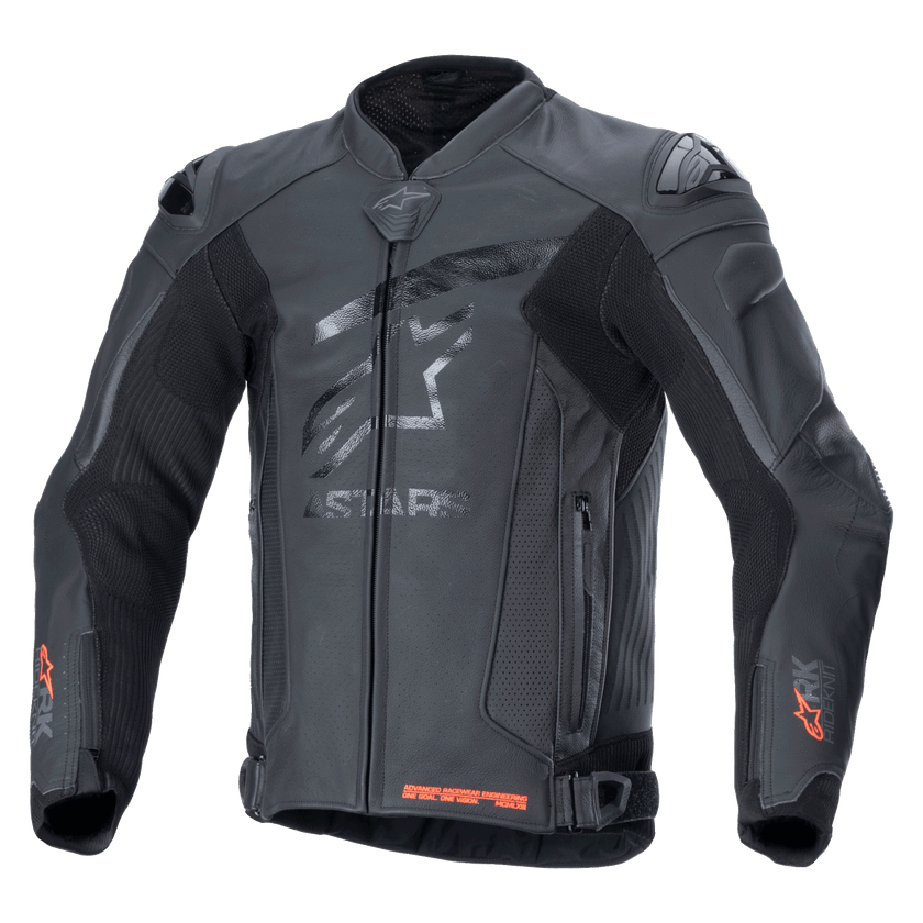 Chamarra de piel Alpinestars GP Plus R v4 Rideknit - negra