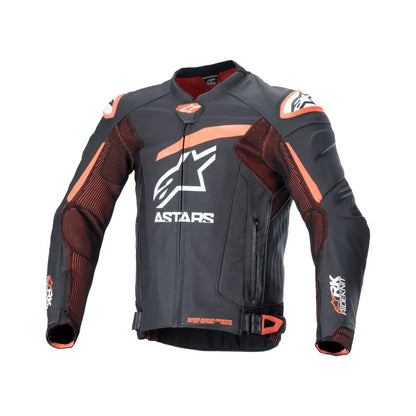 Chamarra de piel Alpinestars GP Plus R v4 Rideknit - negra/rojo/blanco