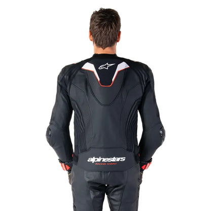 Chamarra de piel Alpinestars Missile v3 Ignition - Negro/Blanco