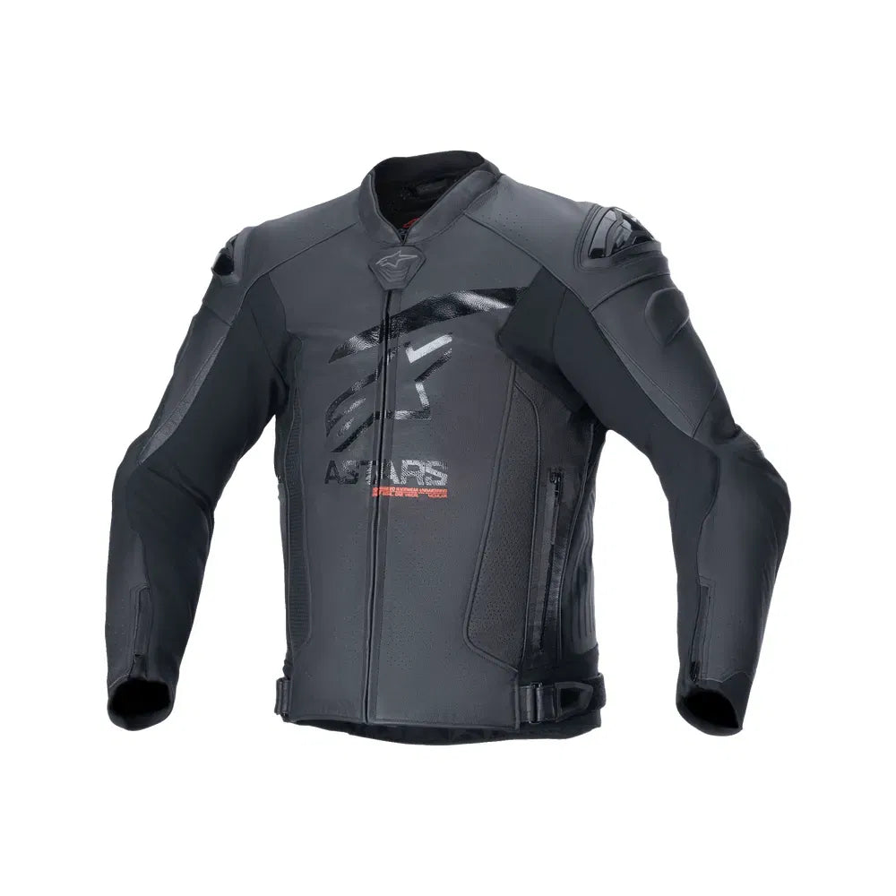 Chamarra de piel Alpinestars GP Plus R v4 Airflow - negra