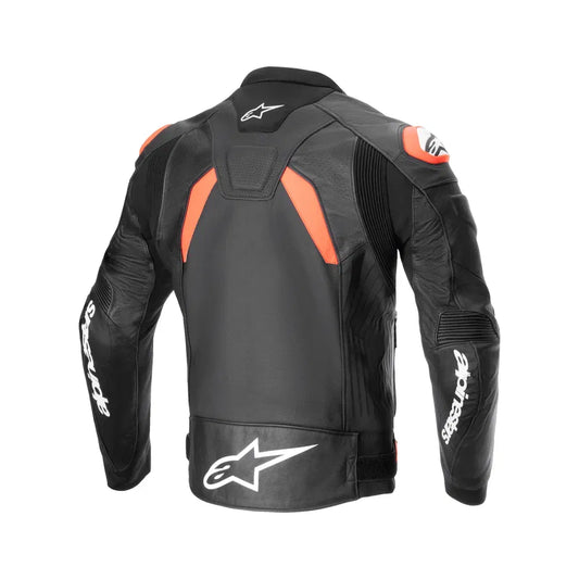 Chamarra de piel Alpinestars GP Plus R v4 Airflow - negra/rojo/blanco