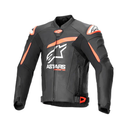 Chamarra de piel Alpinestars GP Plus R v4 Airflow - negra/rojo/blanco
