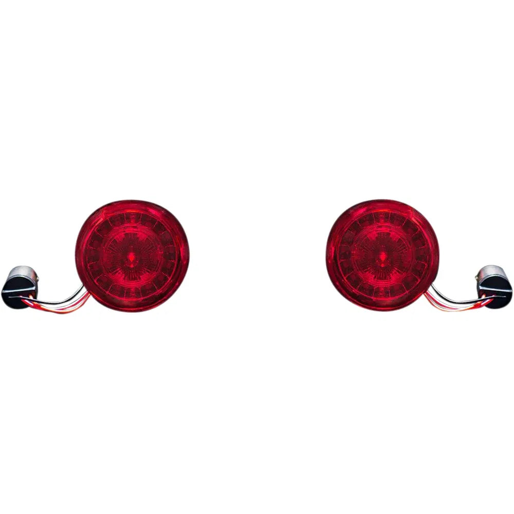 Señales de giro led rojas probeam® con lentes rojas