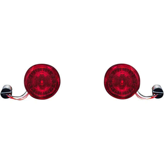 Señales de giro led rojas probeam® con lentes rojas